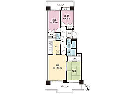 間取図画像 3LDK