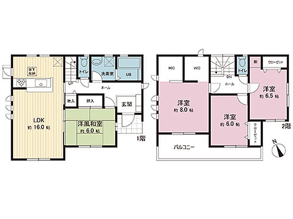 間取りを拡大表示