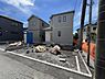 外観：1階北西側には浴室と洗面室が配置されます。