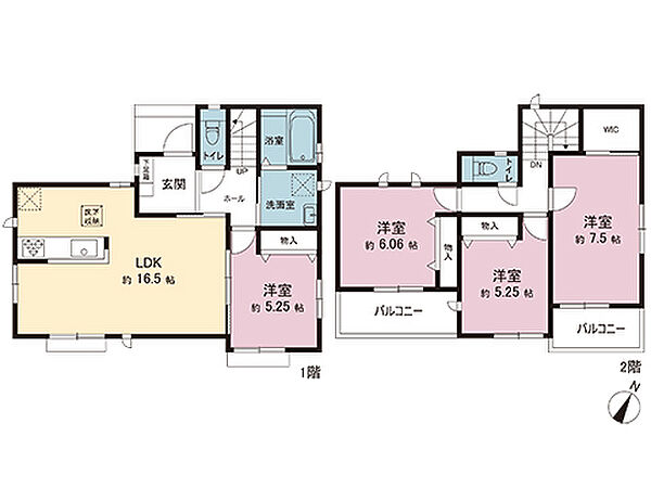 間取りを拡大表示