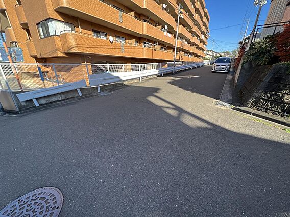 前面道路です。