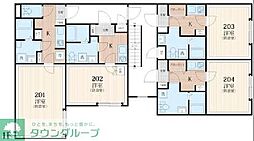 ラシクラス西落合 1階1Kの間取り