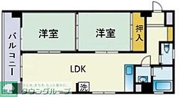 セイショウ・ヴィレッジ 3階2LDKの間取り