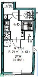 GREW高円寺Residence 1Kの間取図画像