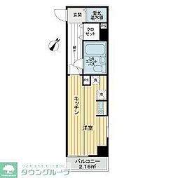 ライオンズマンション大塚第2 ワンルームの間取図画像