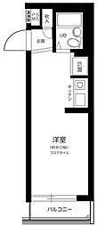 ジョイフル早稲田 ワンルームの間取図画像