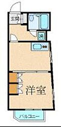 菱和パレス中落合 1DKの間取図画像