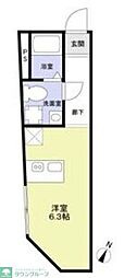 Urban Nest 杉並 1DKの間取図画像