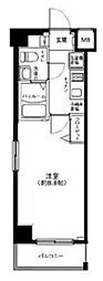 グランフォース中野富士見町 1Kの間取図画像