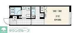 Fullea本町 ワンルームの間取図画像