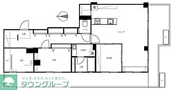 中野リハイム 3LDKの間取図画像