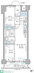 パークアクシス文京本郷 1SLDKの間取図画像
