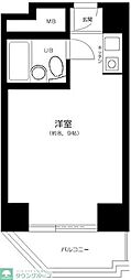 陽輪台西新宿 ワンルームの間取図画像