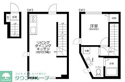 野方BASE 1LDKの間取図画像