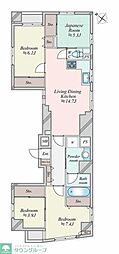 グローブシティ本駒込 4LDKの間取図画像