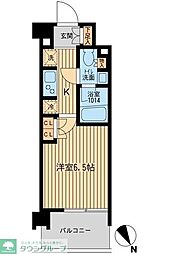 BLESS上池袋 1Kの間取図画像
