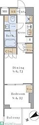BrilliaistSENDAGAYA 1DKの間取図画像