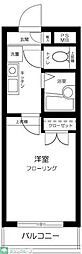 グランドバン西落合 1Kの間取図画像