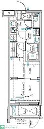 ラフィスタ方南町 2Kの間取図画像