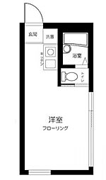 ナイン目白 ワンルームの間取図画像
