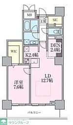 ロイヤルパークスタワー南千住 33階1SLDKの間取り