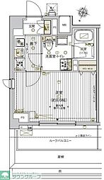 VALESIA東十条CITY 7階1Kの間取り