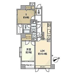 シティハイツ本郷 9階1SLDKの間取り
