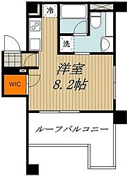 グレイスコート志村三丁目 5階ワンルームの間取り