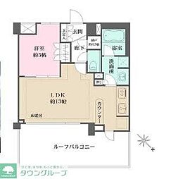 小石川ザ・レジデンス　イーストスクエア 512 5階1LDKの間取り