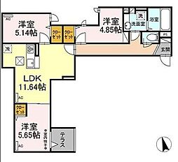 間取図画像 3LDK