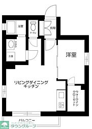 ＥＳ−Ｇｒａｎｄｅ文京白山 2階1LDKの間取り