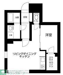 ＥＳ−Ｇｒａｎｄｅ文京白山 1階1LDKの間取り