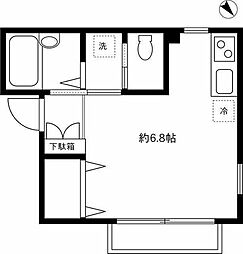 ＤＲホームズ新大塚 1階ワンルームの間取り