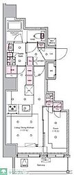 SYFORME ITABASHI III 1LDKの間取図画像