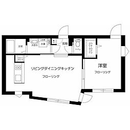 LAPiSHONGO 1LDKの間取図画像