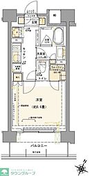 コムレジ赤羽 1Kの間取図画像