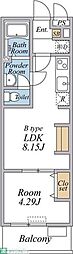 (仮称)リブリ・尾久 1LDKの間取図画像