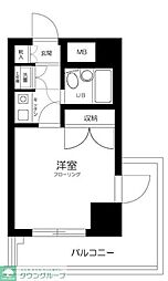 シャロン志村坂上セカンドステージ 1Kの間取図画像