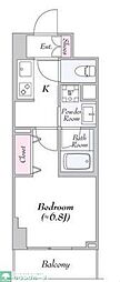 ロイジェント志村坂上 1Kの間取図画像