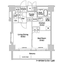 コンフォリア春日富坂 1LDKの間取図画像