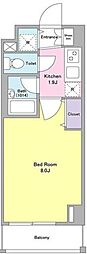 COMFORIA文京白山 1Kの間取図画像