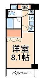 エスティメゾン千石 1Kの間取図画像