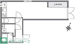 ARTPALACE ワンルームの間取図画像