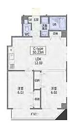 D'Lumiere東日暮里 2LDKの間取図画像