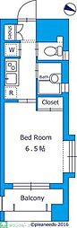 ミリオン大塚アヴィニティー 1Kの間取図画像
