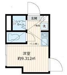 スマイラス新小岩 ワンルームの間取図画像