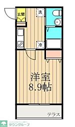 ジャトラハウス東京 1Kの間取図画像
