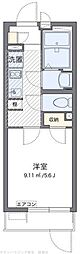 フェリス金町 1Kの間取図画像