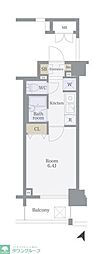 エクセルシオール押上 1Kの間取図画像