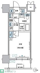 プラネソシエ西新井 1Kの間取図画像